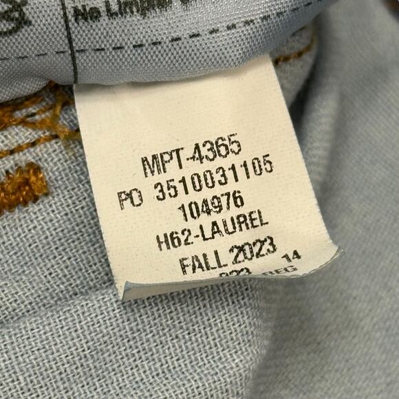 Carhartt Womens Rugged Flex Slim Fit Tapered Laurel Blue Jeans 104976 NWT 20 R - Picture 13 of 15